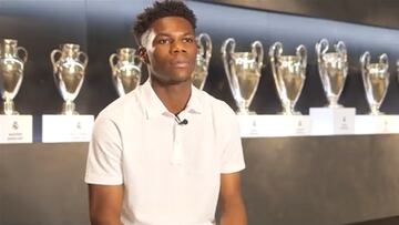 Primera entrevista de Tchouaméni como jugador del Madrid y deja este recado a Mbappé