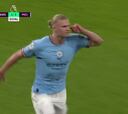 La celebración del golazo de Haaland en el Emirates que ya es historia de esta Premier League