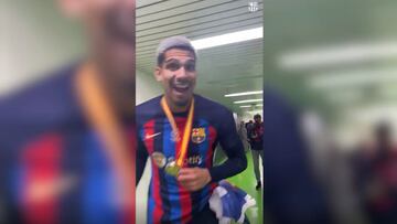 La frase de Araújo tras ganar la Supercopa que es el regocijo del madridismo en Twitter