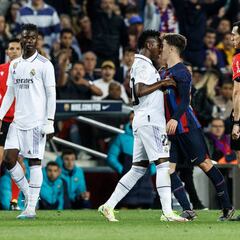 La pelea Gavi-Vinicius que calentó el Clásico