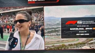 El clip viral de Rosalía al ser preguntada en Montmeló si ha hablado con Alonso o Sainz  