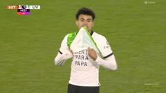 La sentida celebración de Luis Díaz pidiendo la libertad de su padre secuestrado
