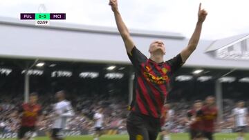 Señoras y señores, Erling Haaland escribiendo la historia: el gol con el que iguala el récord de la Premier