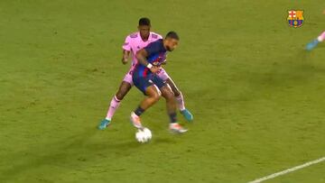 Las redes cambian el foco: ¿qué hizo el portero del Inter Miami en el 0-5 del Barça?