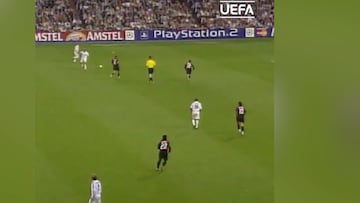 20 a?os del posiblemente mejor gol de los Gal¨¢cticos en Champions y pocos se acuerdan
