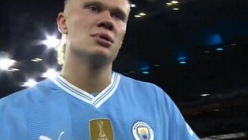 Haaland, como no lo habíamos visto antes: su enfado lo acabó pagando el cámara