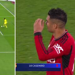 Casemiro, expulsado por culpa de esta charlotada de Onana, el portero de los 55M€