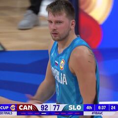 Vean la controvertida expulsión de Doncic con un gesto final al palco demoledor