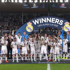 Así también se hace madridismo: fíjense en Tchouameni y Rüdiger cuando Benzema alzó el título