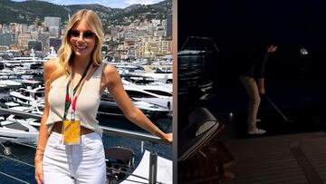 De ver la F1 a lanzar bolas de golf desde un yate: el domingo de Courtois con su pareja en M車naco