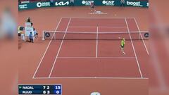 El descalabro gigante de Rafa Nadal a Ruud con un falso ‘smash’ que jamás esperó
