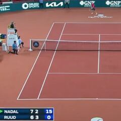 El descalabro gigante de Rafa Nadal a Ruud con un falso ‘smash’ que jamás esperó