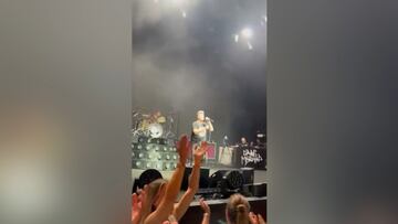 La petici¨®n de Dani Mart¨ªn a Laporta en pleno concierto que desat¨® la locura en el p¨²blico