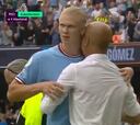 No deja de ser extraño: la imagen de Guardiola con Haaland que está dando que hablar