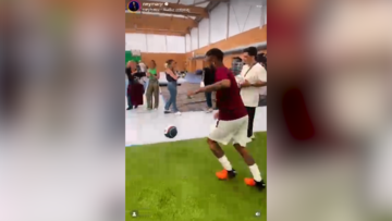 Si no fuese Neymar dirían que es fake: tremendo lo del brasileño con una canasta...