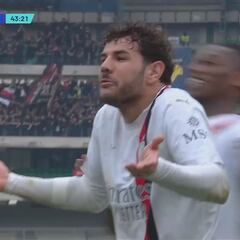 Es una locomotora imparable: golazo de Theo Hernández partiendo desde su campo