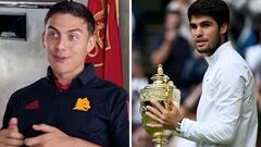 La promesa que hizo Dybala a Alcaraz antes de Wimbledon