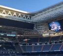 Dos últimas novedades del Bernabéu: asientos de la última grada y videomarcador 360ª, a punto