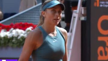 Cómo levantar a toda la Central: Badosa hace estallar Madrid con este punto brutal