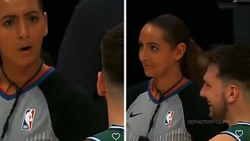 El vídeo de Doncic ‘ligando’ con una árbitro que se ha vuelto viral