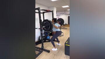 Ana Peleteiro arrasa en TikTok con su entrenamiento con 8 meses de embarazo