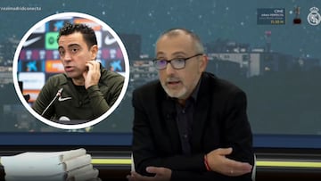 El ataque de Real Madrid TV a Xavi y su carrera por sus declaraciones sobre el arbitraje