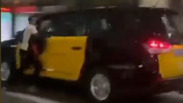 Intentan robar a un taxista en Barcelona y vean lo que hace