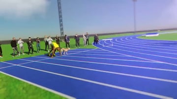 La carrera del récord de Bolt vs el perro más rápido del mundo