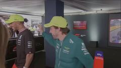Prohibido verlo sin audio: la imperdible reacción de Alonso cuando Hamilton le llama lento