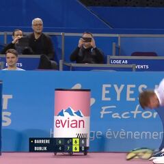 Cortocircuito a otro nivel: no contento con reventar una raqueta vean lo que hizo