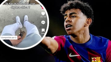 El comentado v¨ªdeo de Lamine en TikTok tras caer eliminado: el ¨²nico que ha publicado as¨ª...