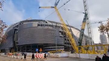 Vean el avance de una pieza clave del Nuevo Bernabéu: luce ya imponente