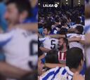 Es la imagen del derbi vasco: lo que pasó con un fan del Athletic en plena celebración txuri-urdin