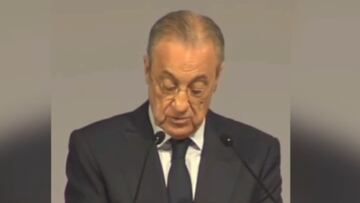 La frase viral de Florentino en la Asamblea tras salir el Liverpool-Real Madrid