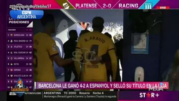 Salen a la luz las impactantes imágenes del vestuario: Araújo y Busquets, encarándose con los ultras que se colaron