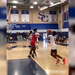 El hijo de LeBron reaparece en las canchas y su físico tiene alucinando a la NBA