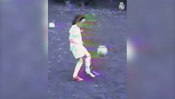 El último fichaje del Madrid se gana el corazón de la afición con este vídeo de su infancia
