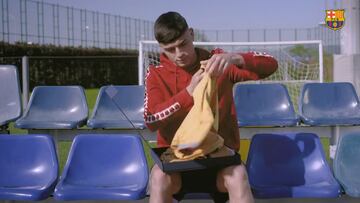 El vídeo de Pedri con la nueva camiseta del Barça