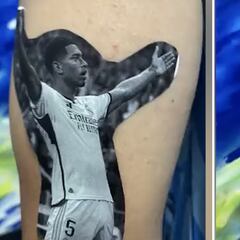 Un tatuaje del meme de Bellingham se vuelve viral en redes