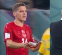 El despiste de Dinamarca frente Australia que le costó el pase a octavos de final: no es la mejor forma de dar instrucciones