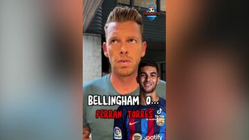 Jota Jordi, eligiendo entre Bellingham y Ferran Torres, Enzo... el clip más viral y enseguida entenderán el porqué