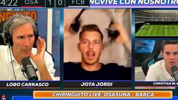 Regodeo en el madridismo con esto de Jota Jordi tras el gol anulado a Ferran