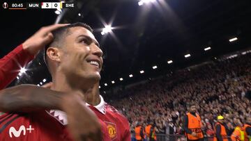 Cristiano marca y hace una celebración inédita que va a ser carne de memes