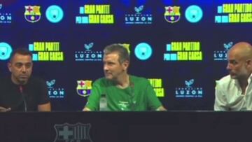Guardiola no supo dónde meterse: su reacción al escuchar a Xavi hablar de Bernardo Silva en directo