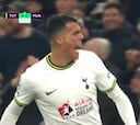 El golazo de Pedro Porro en el Tottenham vs. Manchester United de la Premier League