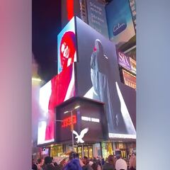 El adelanto del último videoclip de Shakira y Karol G en Times Square