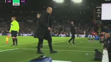 El vídeo de Pep en el banquillo