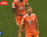 La imagen de la Bundesliga, tocada: vean lo que pasó con el primer gol del Bayern...
