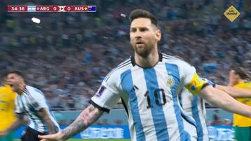 Y en su partido 1.000 Messi fue el Messi colosal: magn¨ªfico gol contra Australia