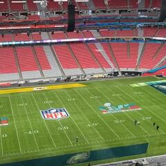 El vídeo del estadio de la Super Bowl a 4 días del partido que arrasa en USA: alucinen con lo que hace el césped